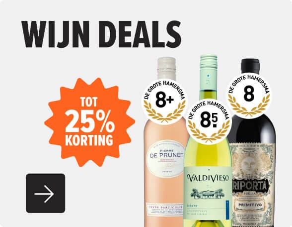 Wijn deals tot 25% korting